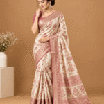 Elegant Floral Printed Saree